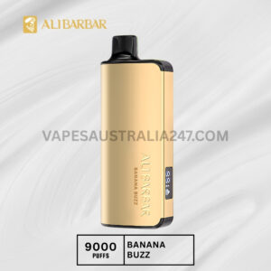 ALIBARBAR INGOT 9000 Puffs Banana Buzz