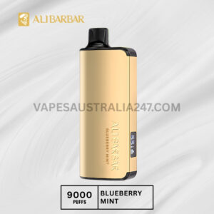 ALIBARBAR INGOT 9000 Puffs Blueberry Mint