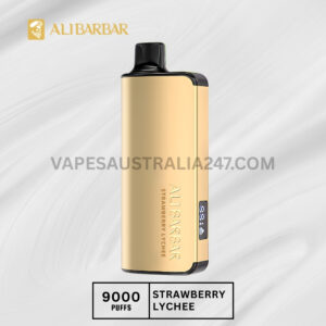 ALIBARBAR INGOT 9000 Puffs Strawberry Lychee