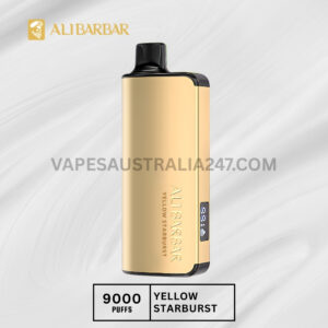 ALIBARBAR INGOT 9000 Puffs Yellow Starburst