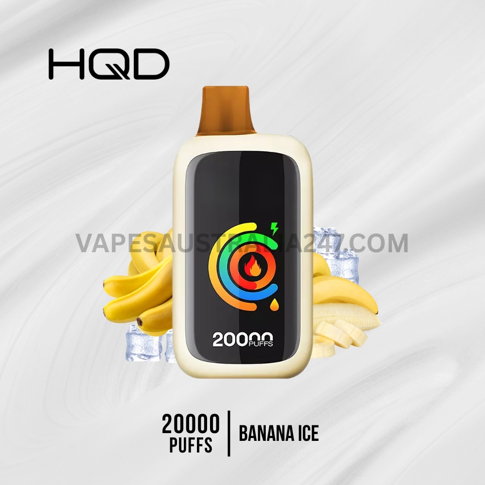 HQD Cuvie Slick 20000 Puffs Banana Ice HQD Cuvie Slick 20000 Puffs Banana Ice
