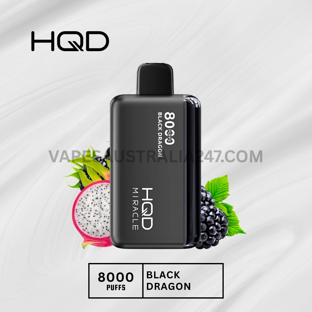 HQD Miracle 8000 Puffs Black Dragon HQD Miracle 8000 Puffs Black Dragon