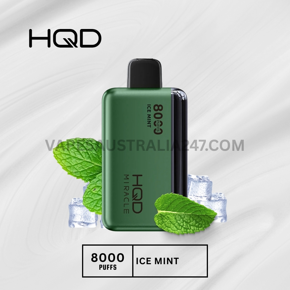 HQD Miracle 8000 Puffs Ice Mint HQD Miracle 8000 Puffs Ice Mint