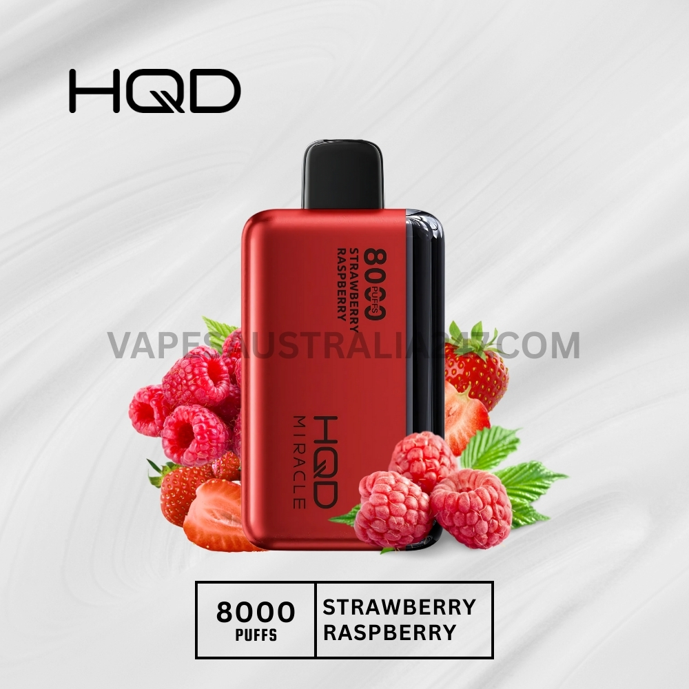 HQD Miracle 8000 Puffs Strawberry Raspberry HQD Miracle 8000 Puffs Strawberry Raspberry