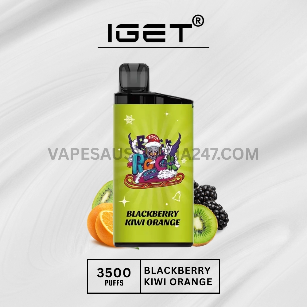 IGET Bar 3500 Puffs Blackberry Kiwi Orange IGET Bar 3500 Puffs Blackberry Kiwi Orange
