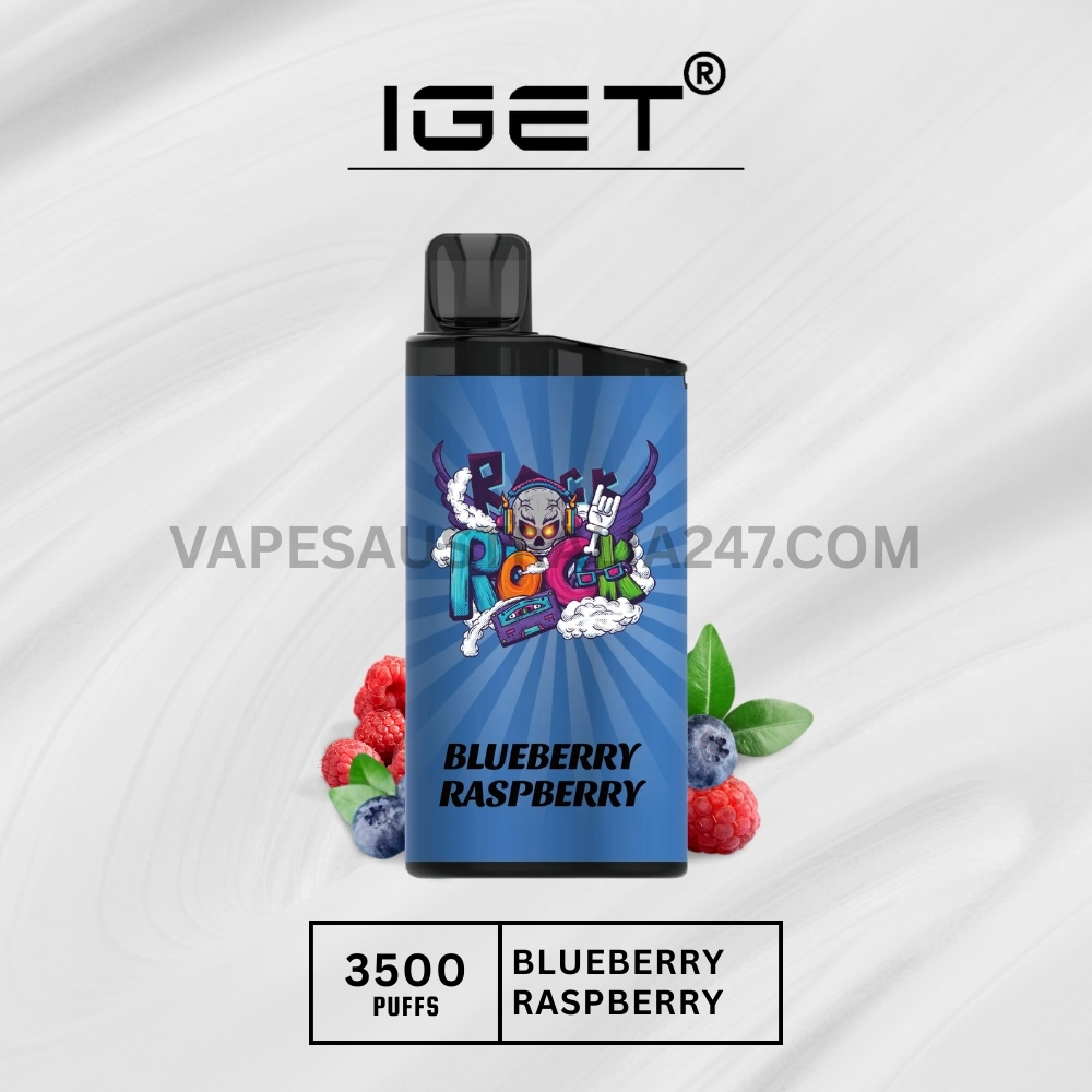 IGET Bar 3500 Puffs Blueberry Raspberry IGET Bar 3500 Puffs Blueberry Raspberry