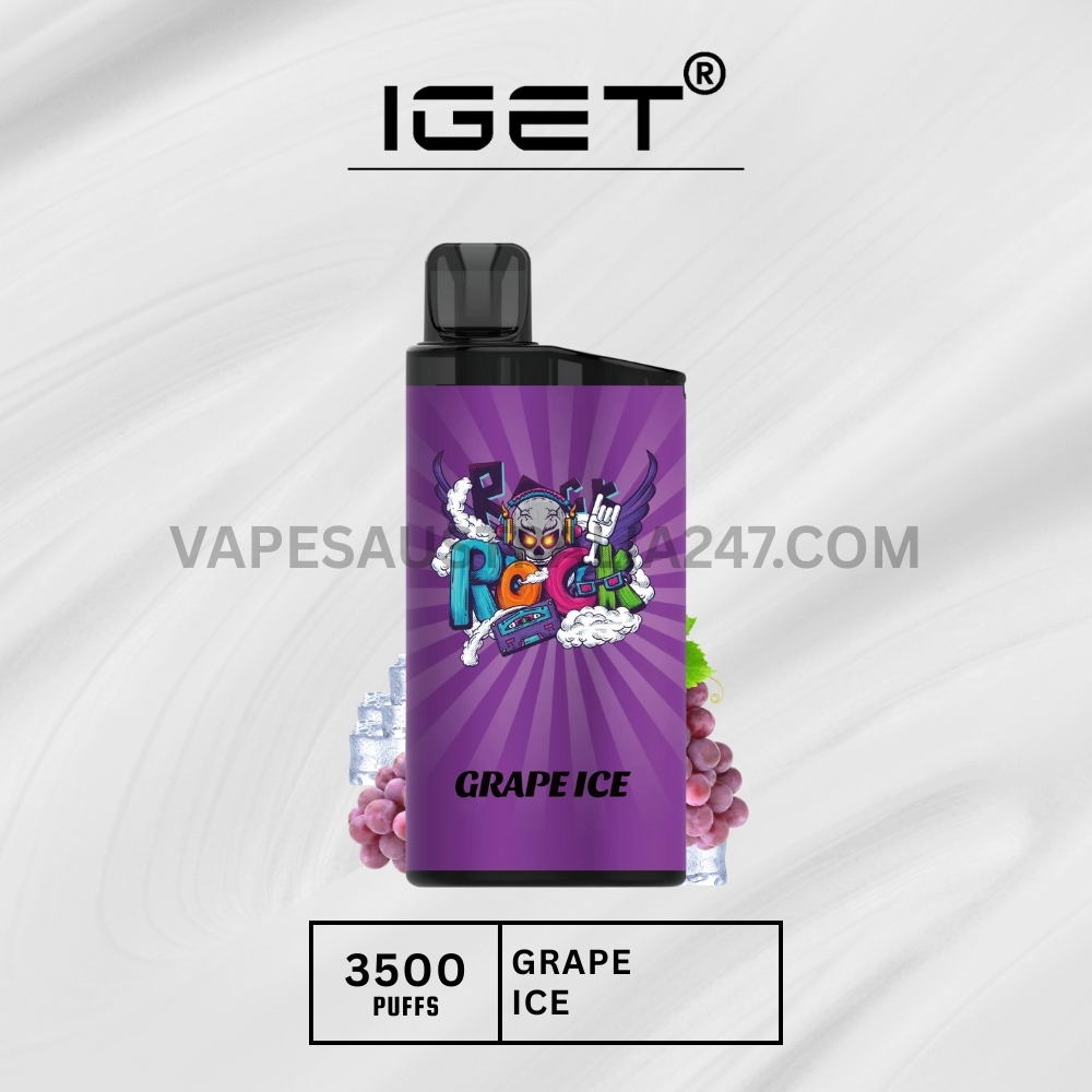 IGET Bar 3500 Puffs Grape Ice IGET Bar 3500 Puffs Grape Ice