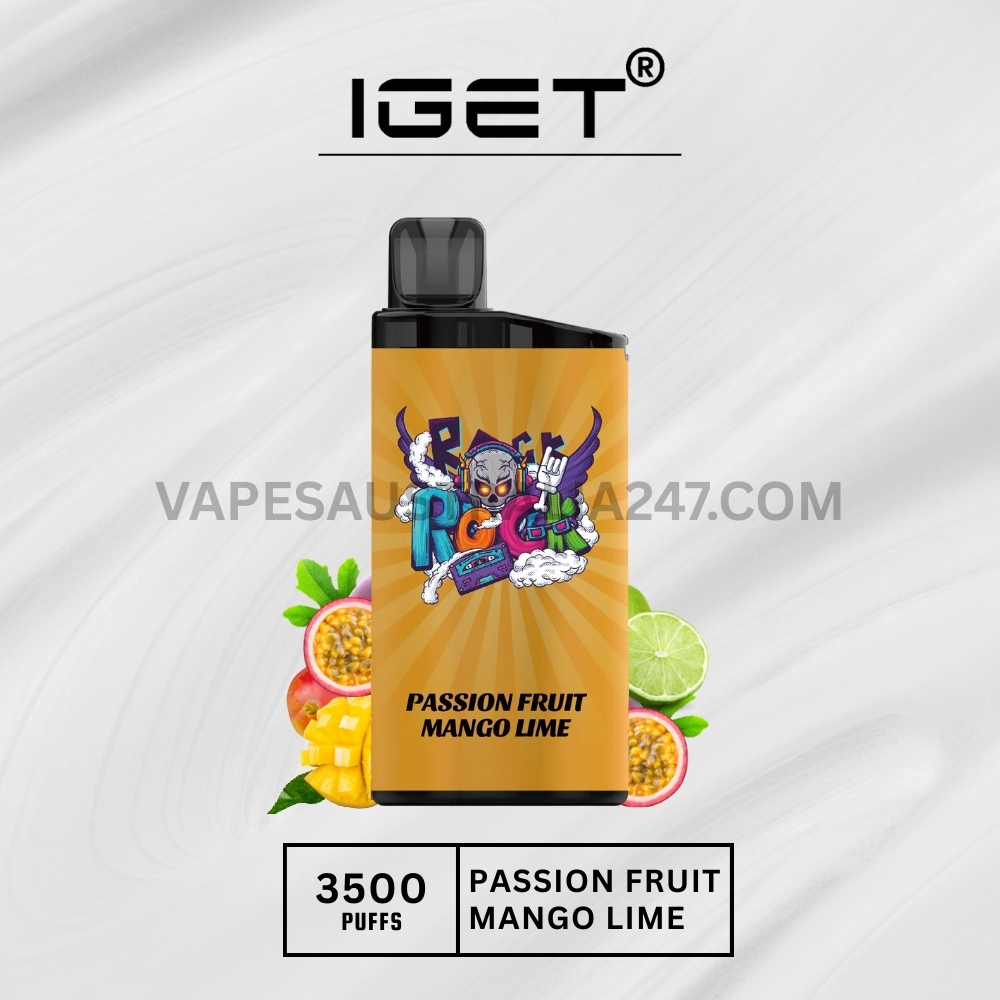 IGET Bar 3500 Puffs Passion Fruit Mango Lime IGET Bar 3500 Puffs Passion Fruit Mango Lime