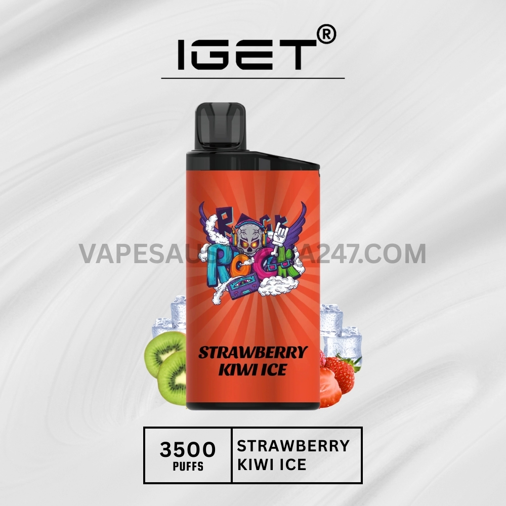 IGET Bar 3500 Puffs Strawberry Kiwi Ice IGET Bar 3500 Puffs Strawberry Kiwi Ice