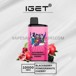IGET Bar Pro 10000 Puffs Blackberry Pomegranate Cherry
