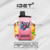 IGET Bar Pro 10000 Puffs Passion Fruit Peach Iced Tea