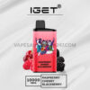IGET Bar Pro 10000 Puffs Raspberry Cherry Blackberry