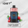 IGET One 12000 Puffs Strawberry Raspberry