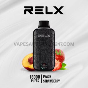 RELX Sparta 18000 Puffs Peach Strawberry