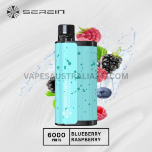 SEREIN Hunter 6000 Puffs Blueberry Raspberry