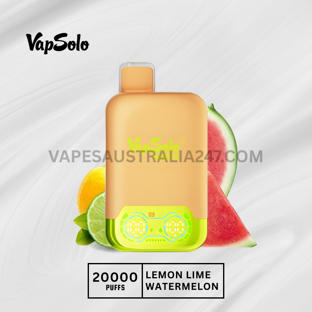 Vapsolo Twins 20000 Puffs Lemon Lime Watermelon Vapsolo Twins 20000 Puffs Lemon Lime Watermelon