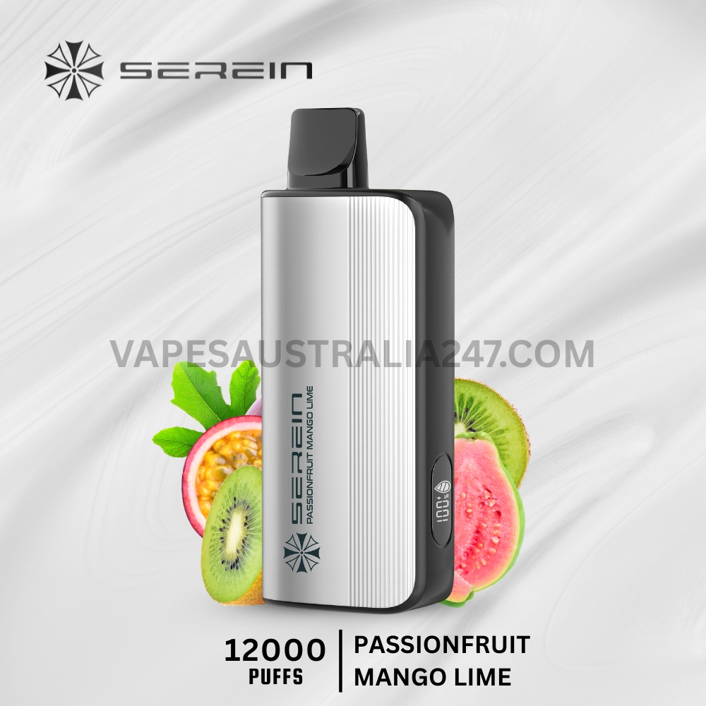 SEREIN Mech 12000 Puffs Passionfruit Mango Lime SEREIN Mech 12000 Puffs Passionfruit Mango Lime