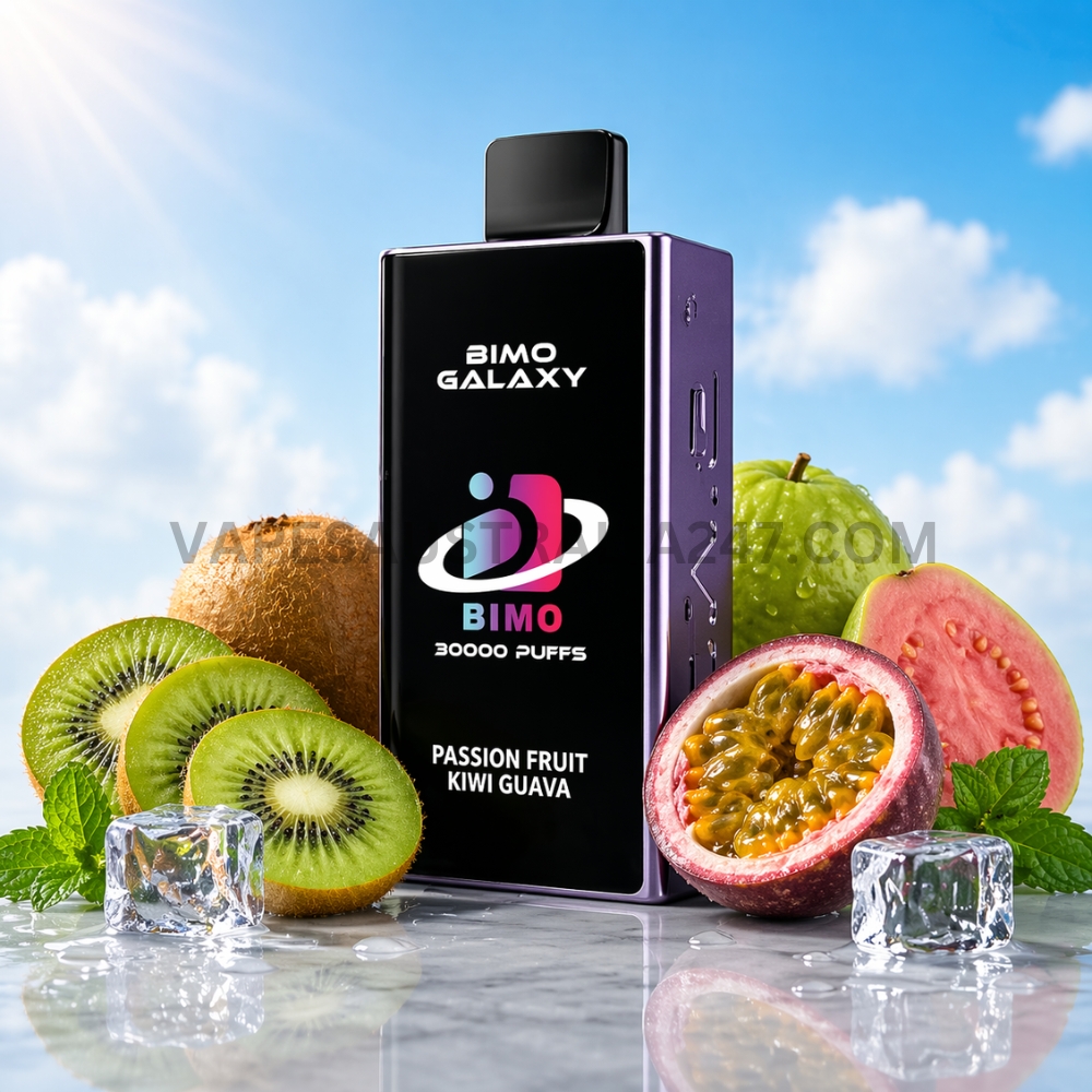 BIMO Galaxy 30000 Puffs Passion Fruit Kiwi Guava BIMO Galaxy 30000 Puffs Passion Fruit Kiwi Guava