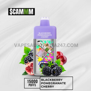 $CAMM AS 15000 Puffs Blackberry Pomegranate Cherry