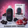 TOMORO 15000 Puffs Blackberry Cherry Pomegranate