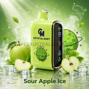 Crystal Mary Pulse 20000 Puffs Sour Apple Ice