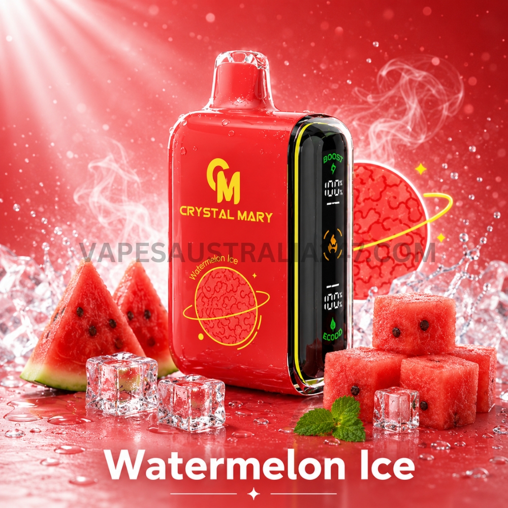Crystal Mary Pulse 20000 Puffs Watermelon Ice Crystal Mary Pulse 20000 Puffs Watermelon Ice