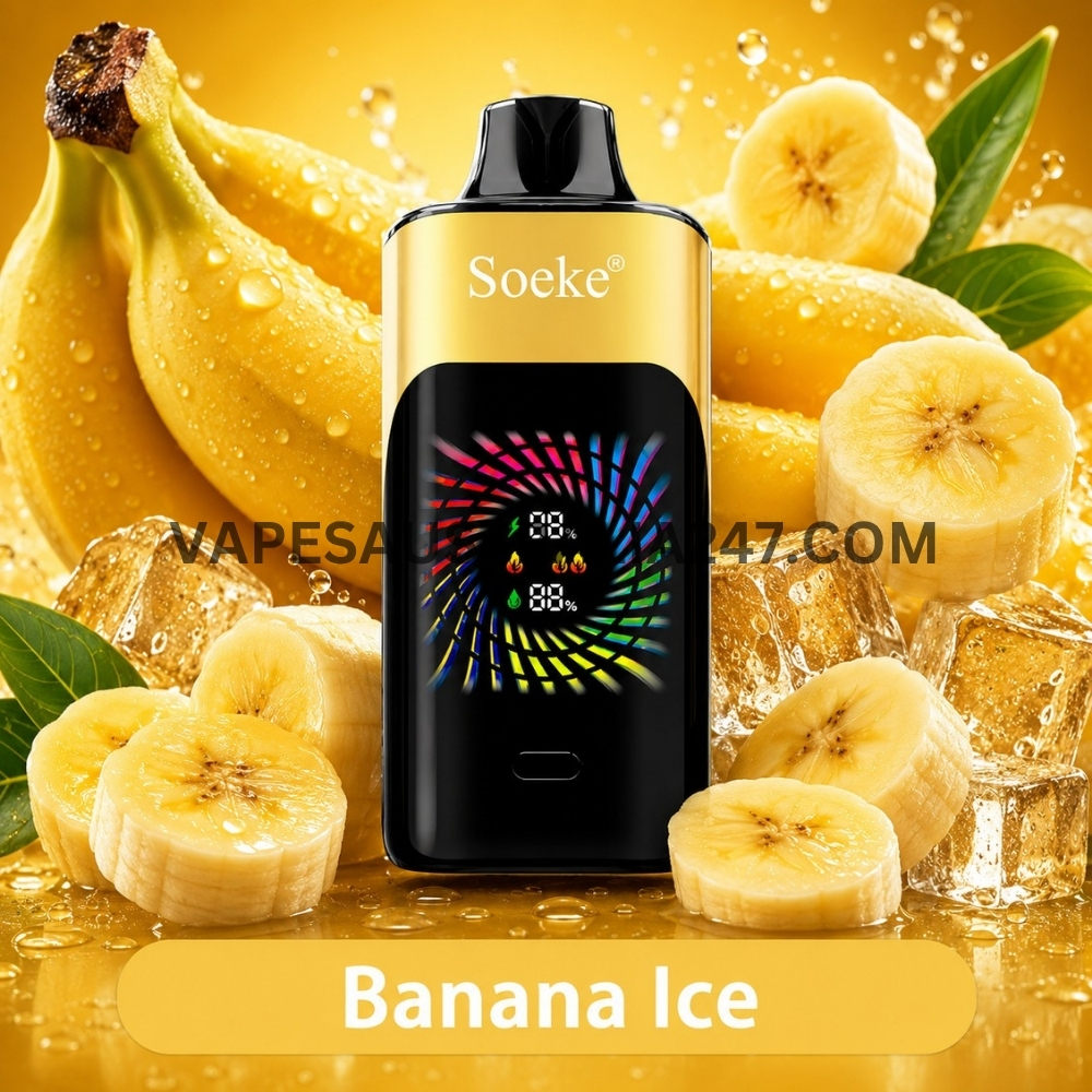 SOEKE S9 28000 Puffs Banana Ice SOEKE S9 28000 Puffs Banana Ice