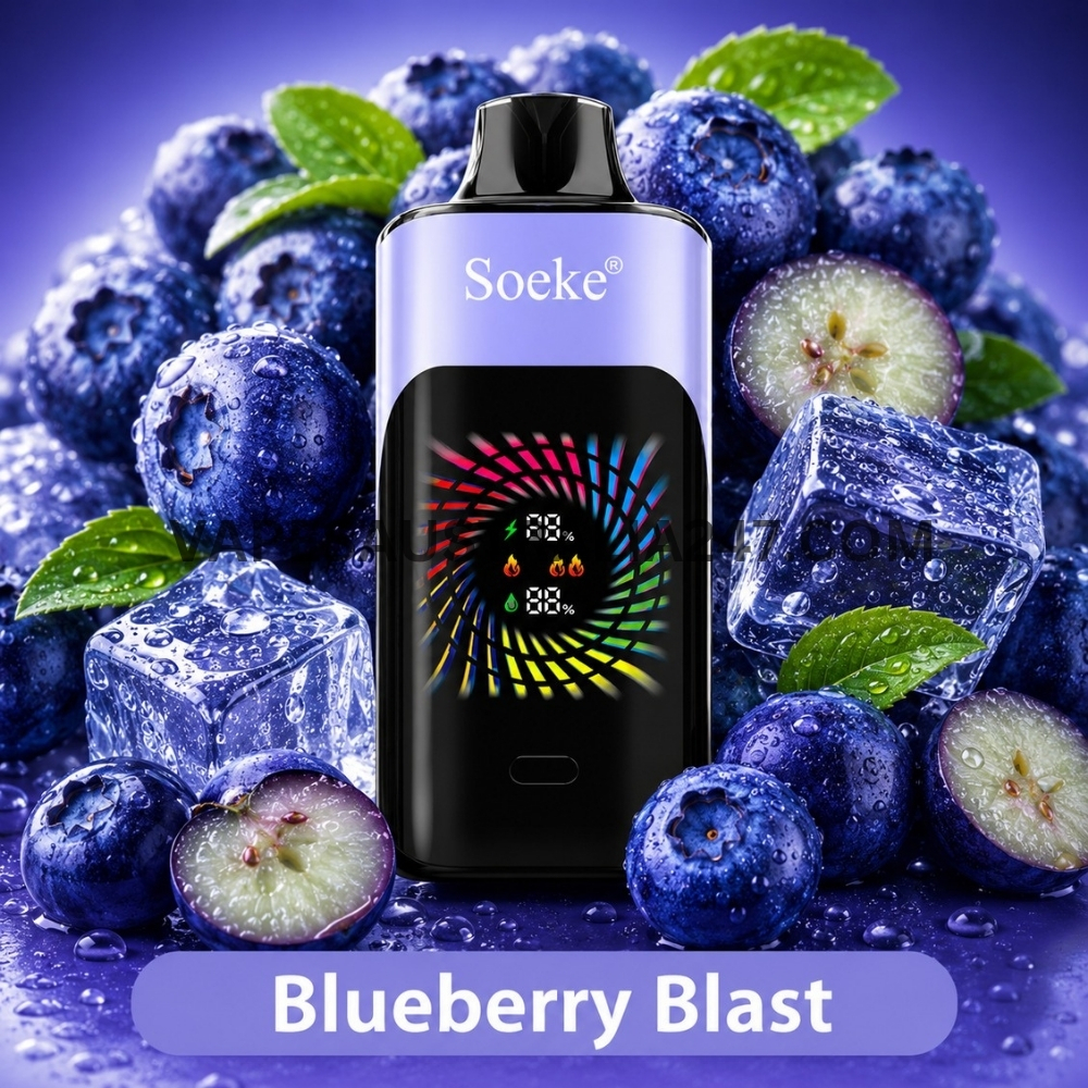 SOEKE S9 28000 Puffs Blueberry Blast SOEKE S9 28000 Puffs Blueberry Blast