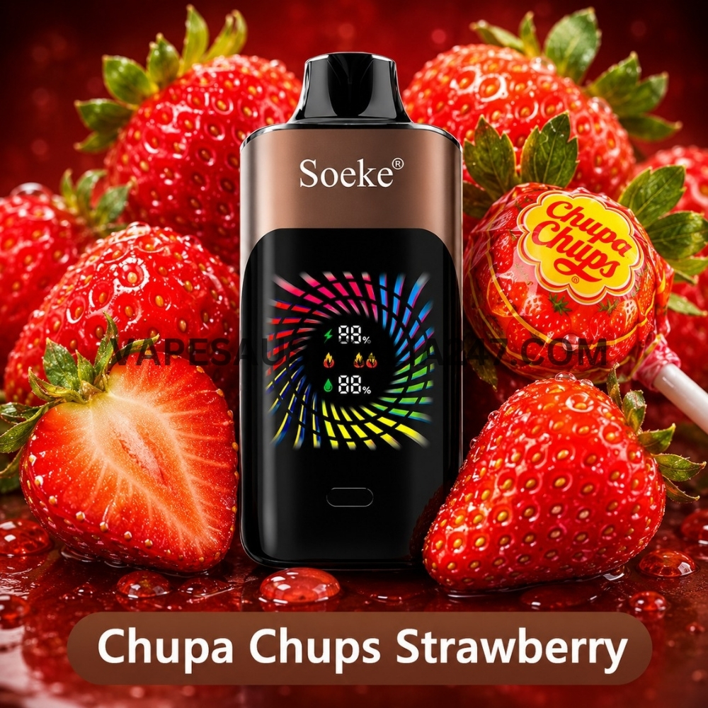 SOEKE S9 28000 Puffs Chuppa Chupps Strawberry SOEKE S9 28000 Puffs Chuppa Chupps Strawberry