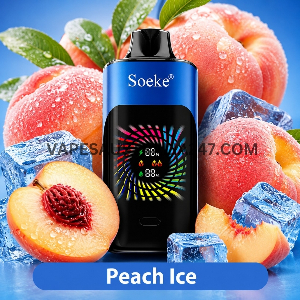 SOEKE S9 28000 Puffs Peach Ice SOEKE S9 28000 Puffs Peach Ice