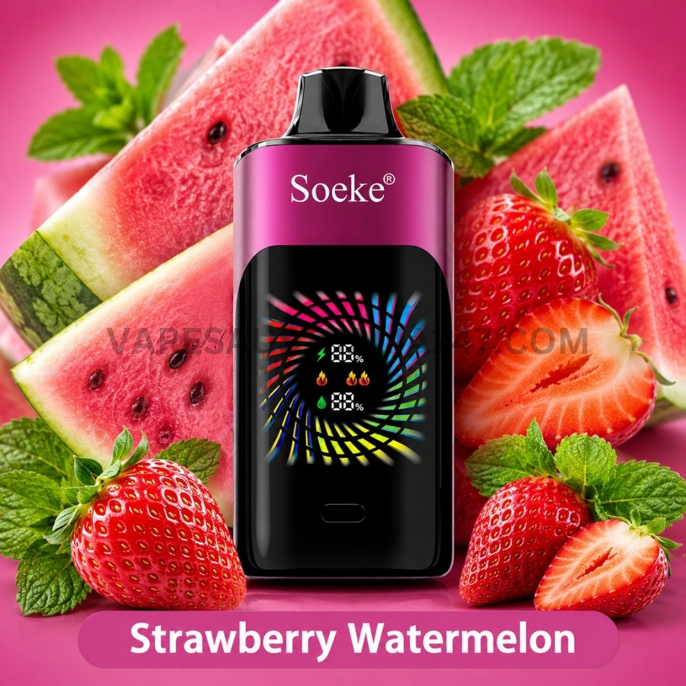 SOEKE S9 28000 Puffs Strawberry Watermelon SOEKE S9 28000 Puffs Strawberry Watermelon