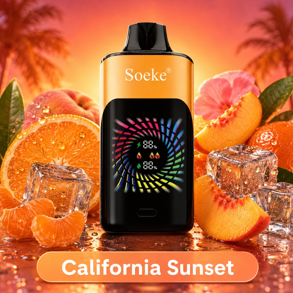 SOEKE S9 28000 Puffs California Sunset SOEKE S9 28000 Puffs California Sunset