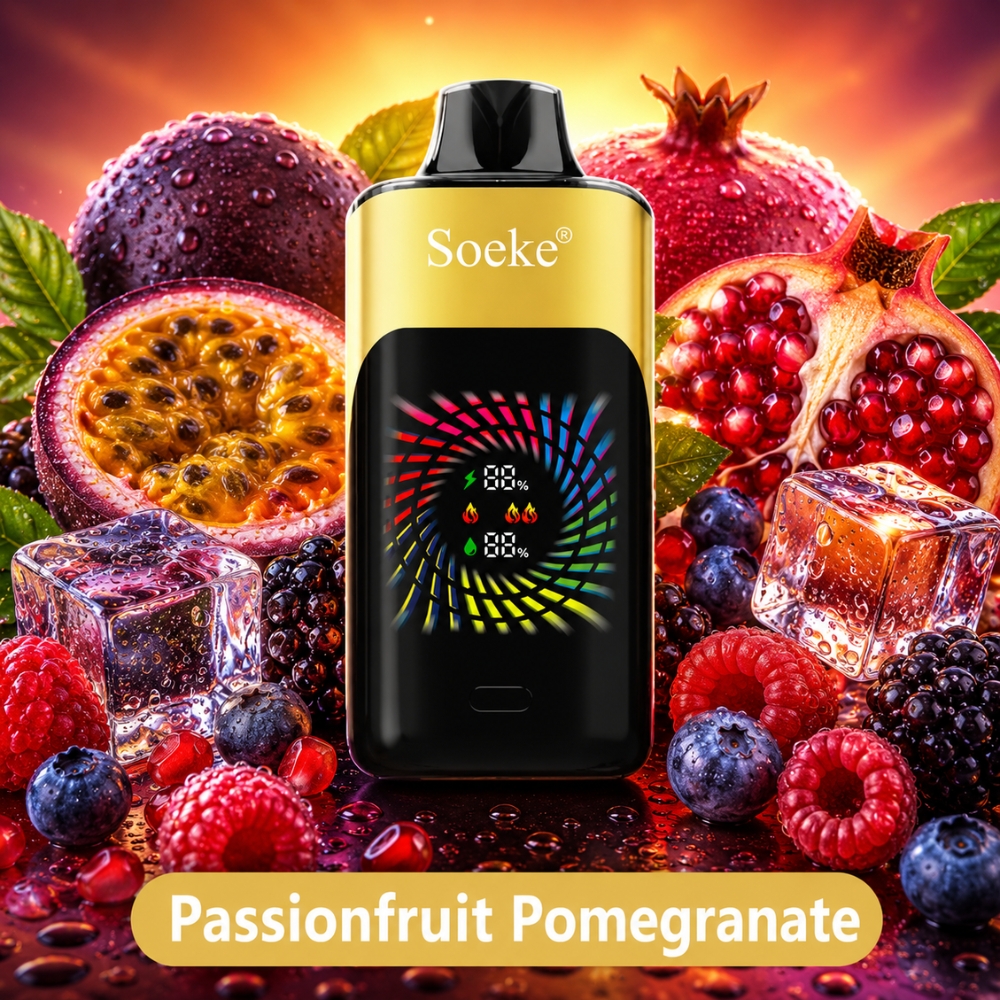 SOEKE S9 28000 Puffs Passionfruit Pomegranate SOEKE S9 28000 Puffs Passionfruit Pomegranate